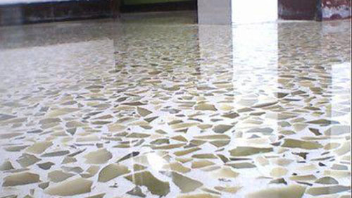 水磨石地面图片